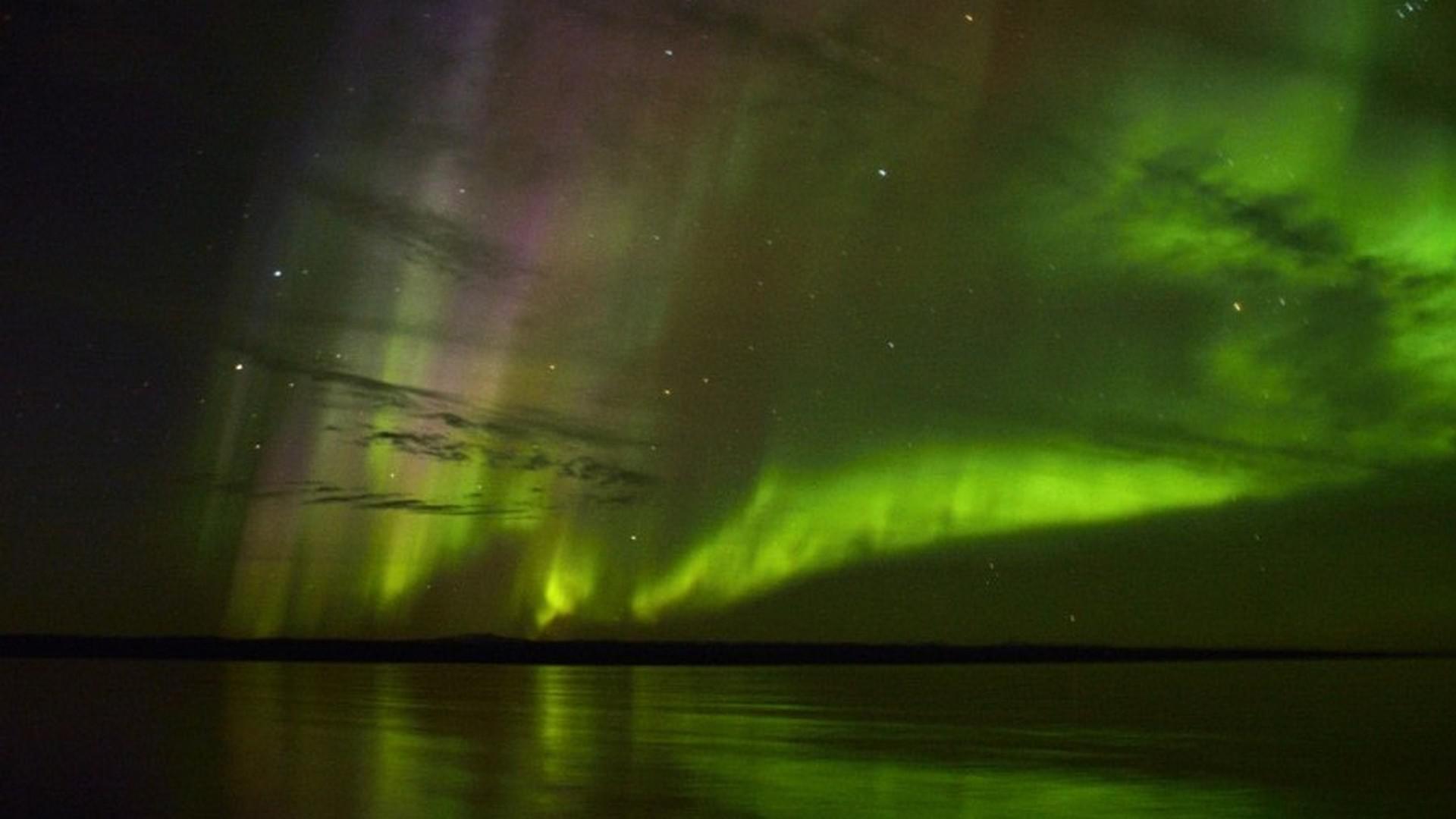 Sur y Este de Groenlandia - Aurora Boreal