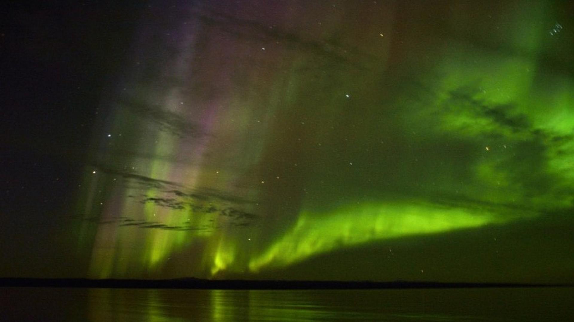 East Greenland Scoresby Sund - Aurora Borealis - Basecamp 