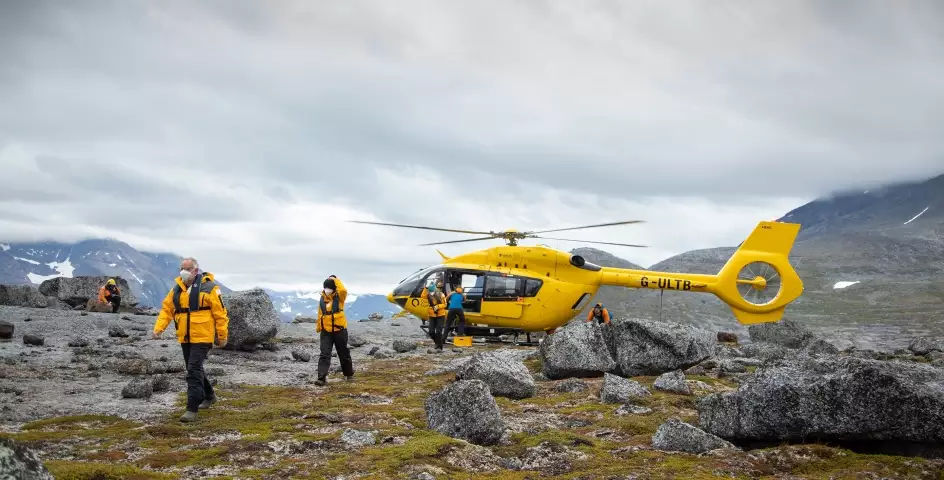 Explorador de Groenlandia a bordo del Ultramarine